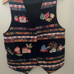 🌟3 for $35🌟Mixed Farbic + Pattern Vest